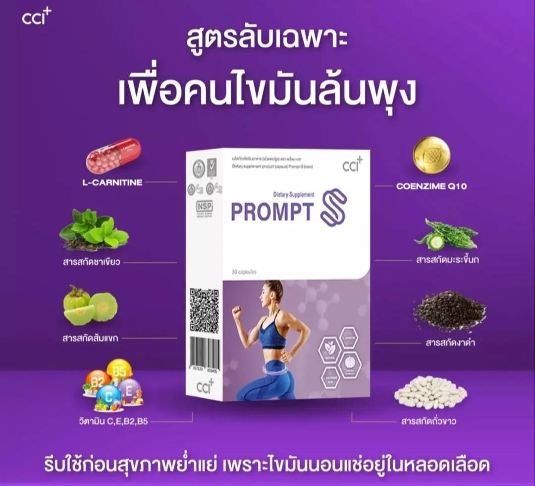 PROMPT S สูตรสำหรับคนไขมันล้นพุง